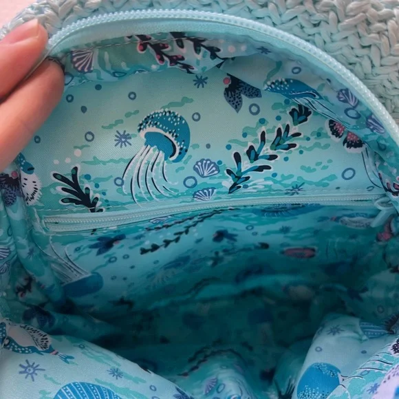 Vera Bradley Mini Blue Turtle Backpack - Picture 4 of 5